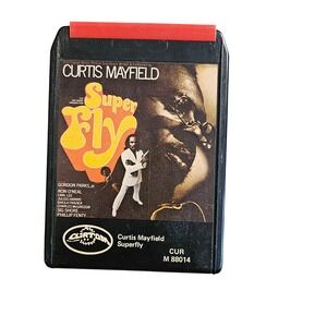 Curtis Mayfield Super Fly 8-Track Tape 1972 Soundtrack Vintage Cartridge